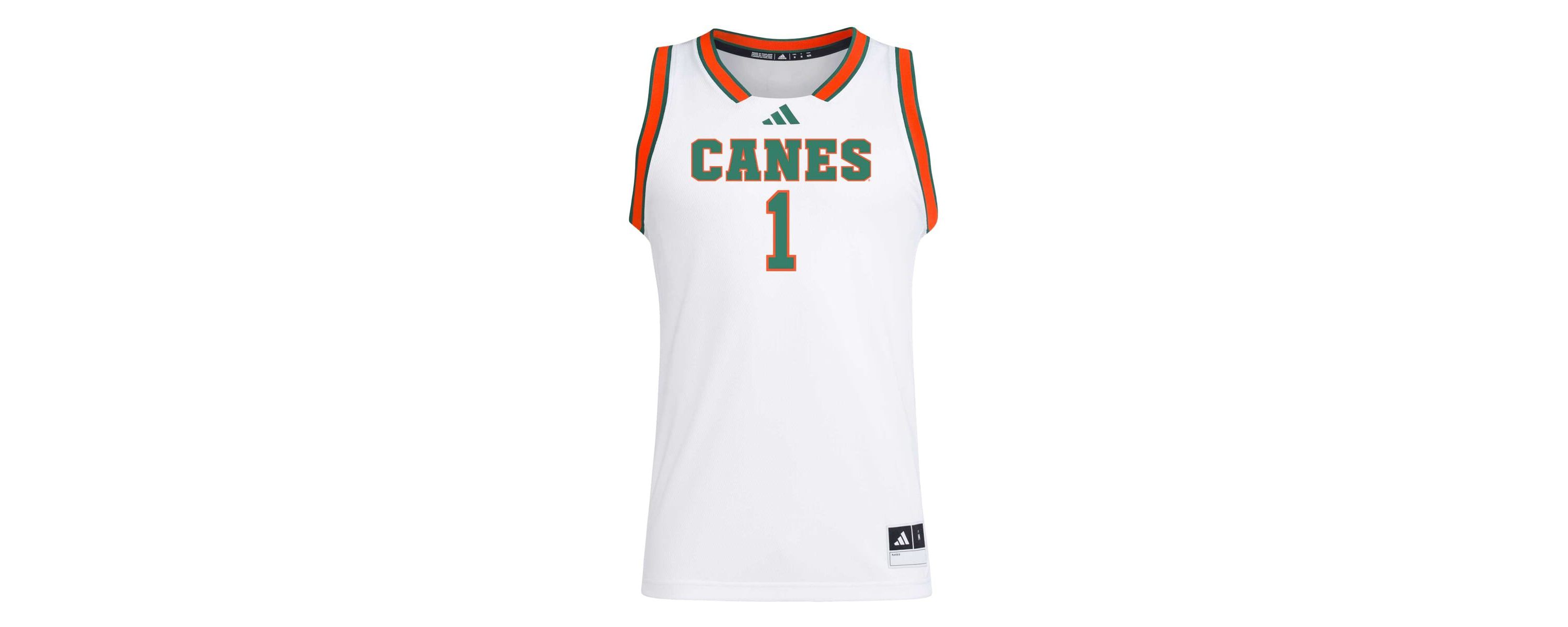 Miami (FL) Hurricanes NCAA #1 Miami Hurricanes Replica Swingman Jersey