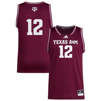 adidas Men's NCAA #12 Texas A&M Aggies Replica Swingman Jersey, XL