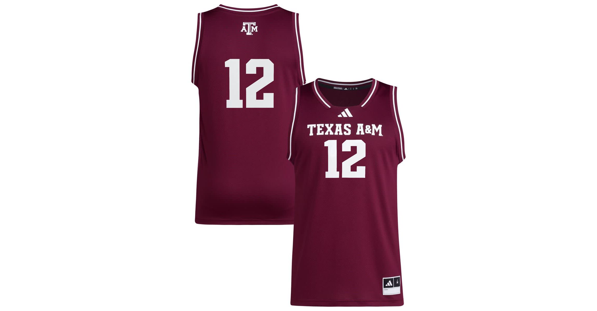 NCAA #12 Texas A&M Aggies Replica Swingman Jersey