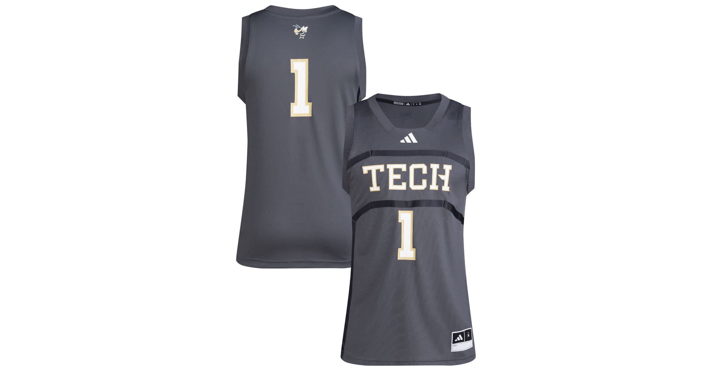 Georgia Tech Yellow Jackets NCAA #1 Georgia Tech Jackets Replica Swingman Jersey