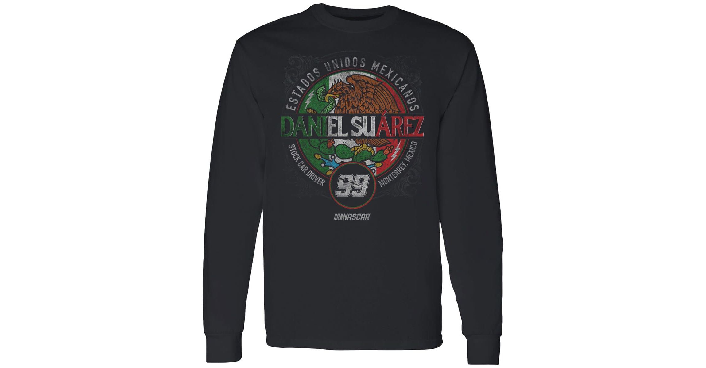NASCAR Daniel Suarez Pancho Long Sleeve T-Shirt