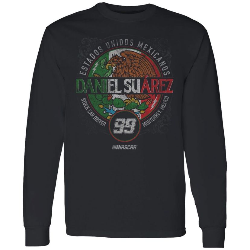 NASCAR Daniel Suarez Pancho Long Sleeve T-Shirt