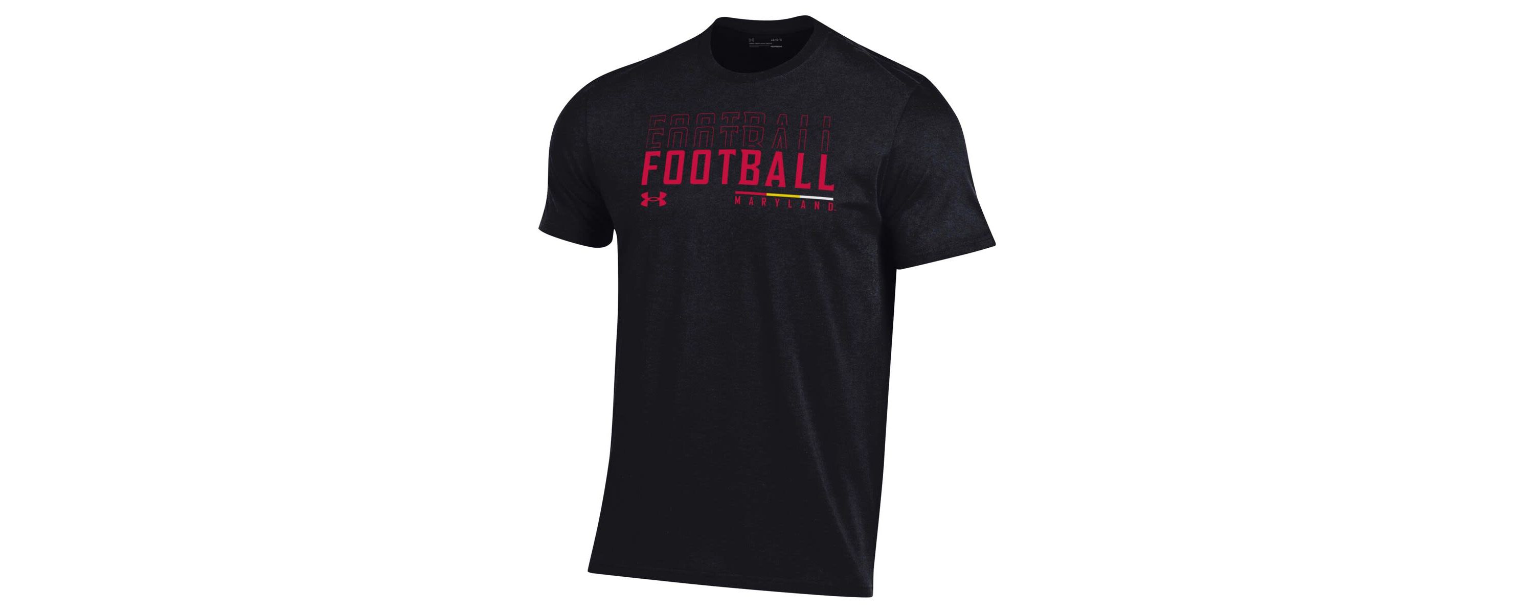 NCAA Under Armour Maryland Terrapins 2024 Sideline Football Performance T-Shirt