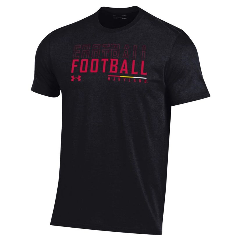 NCAA Under Armour Maryland Terrapins 2024 Sideline Football Performance T-Shirt