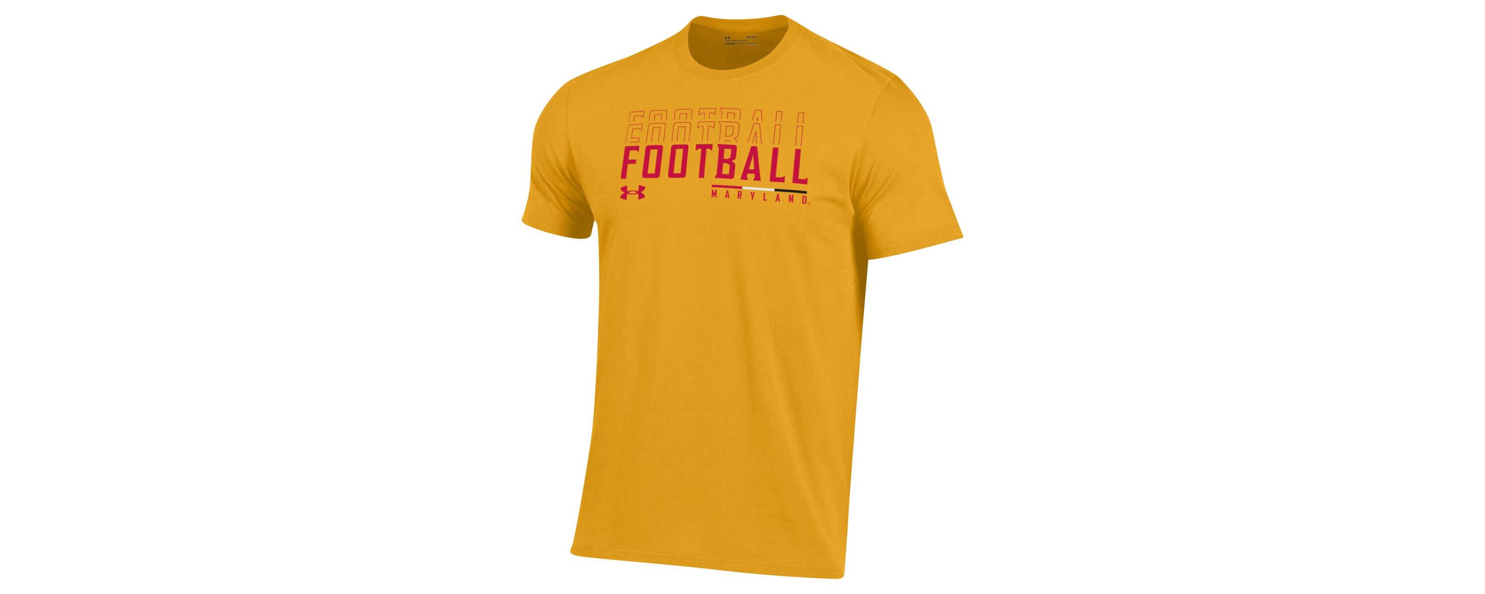 NCAA Under Armour Maryland Terrapins 2024 Sideline Football Performance T-Shirt