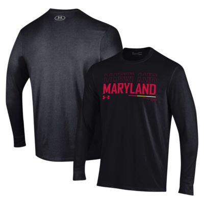 Men's NCAA Under Armour Maryland Terrapins Sideline Long Sleeve T-Shirt -  3204155201179679