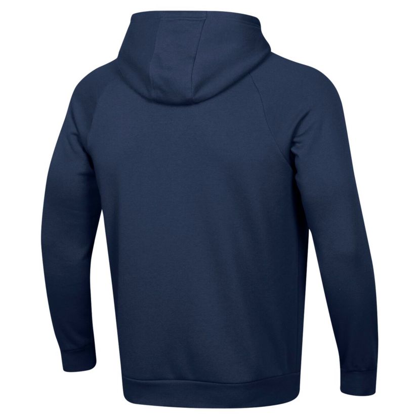 NCAA Under Armour Notre Dame Fighting Irish 2024 Sideline Wordmark Rival Pullover Hoodie