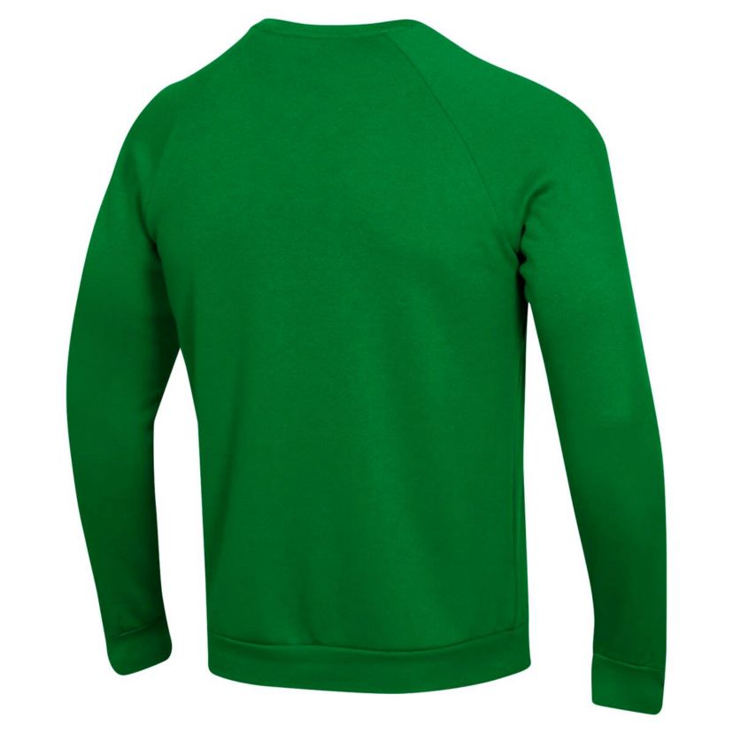 NCAA Under Armour Notre Dame Fighting Irish 2024/25 Sideline Wordmark Rival Raglan Pullover Sweatshirt