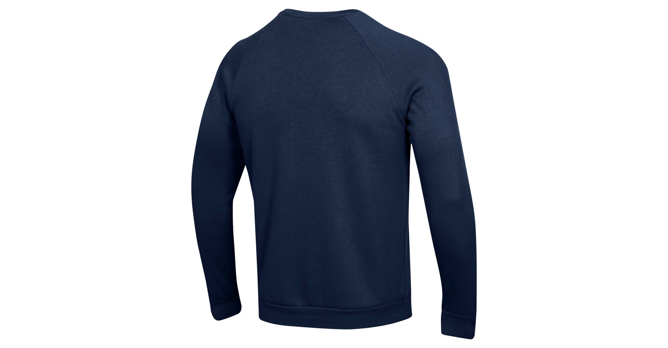 NCAA Under Armour Notre Dame Fighting Irish 2024/25 Sideline Wordmark Rival Raglan Pullover Sweatshirt