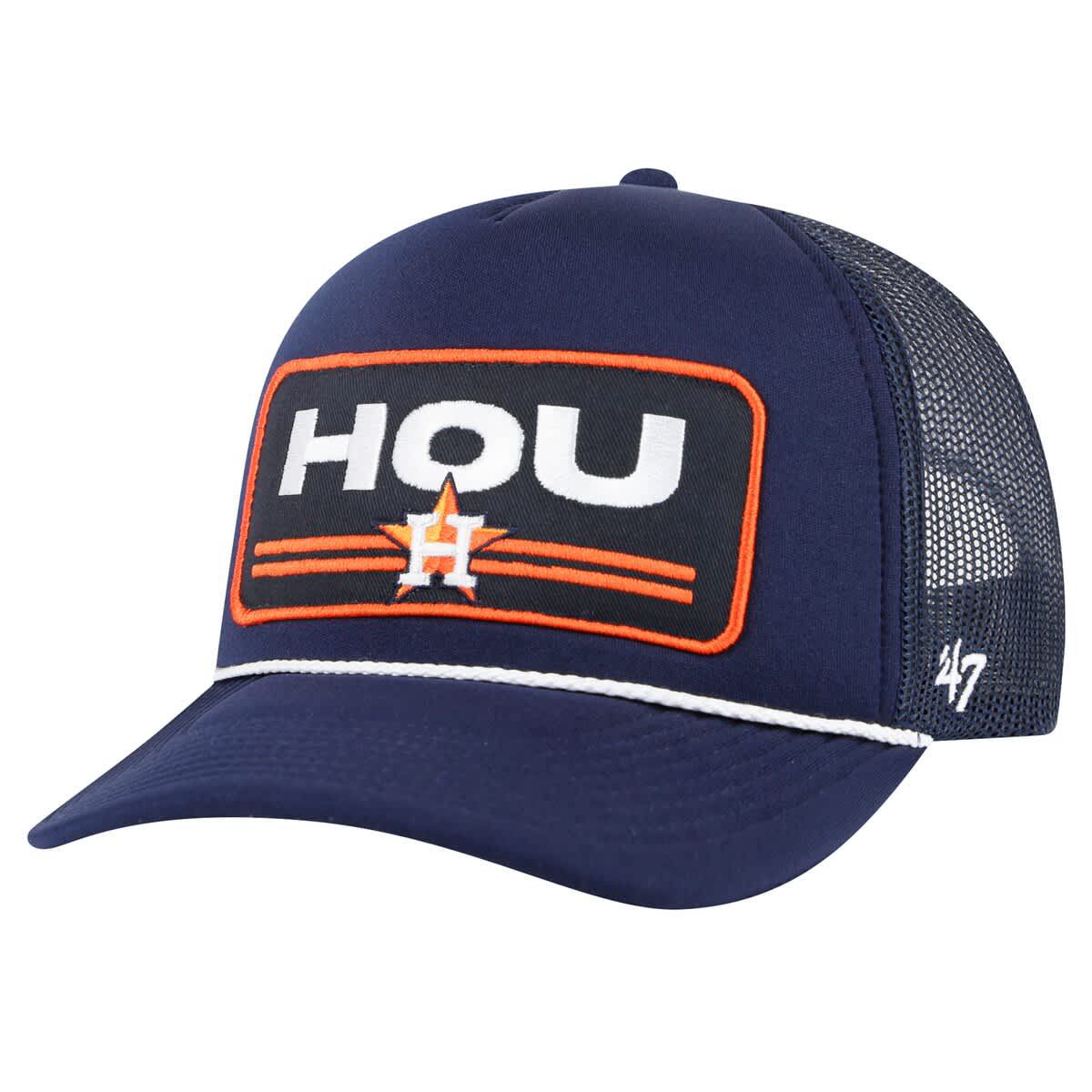 MLB Houston Astros Local Patch Foam Front Trucker Adjustable Hat