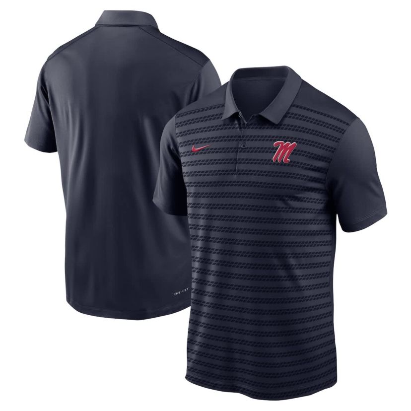 NCAA Nike Ole Miss Rebels 2024 Sideline Victory Coaches Performance Polo