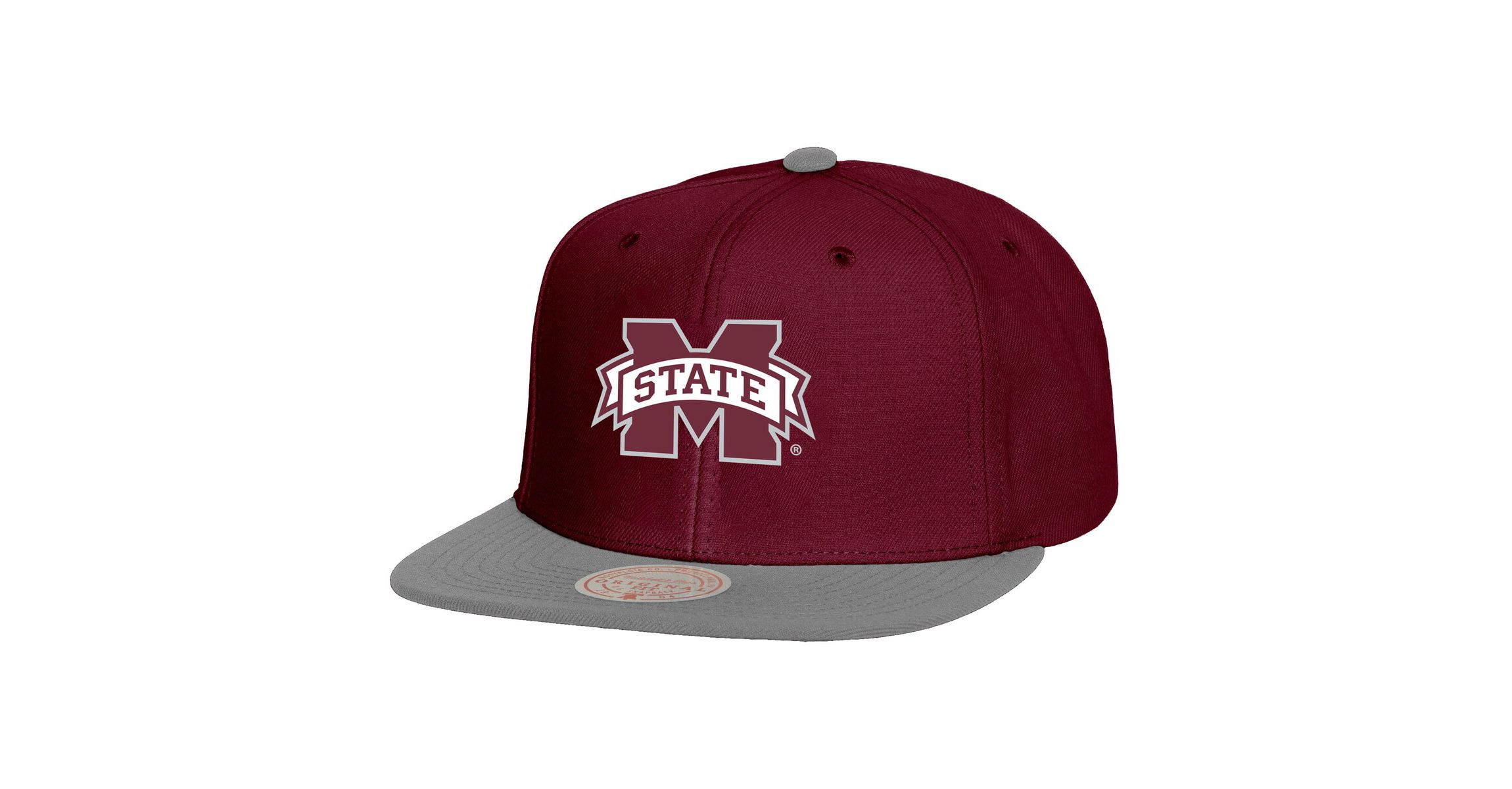 NCAA Maroon/Gray Mississippi State Bulldogs 2-Tone 2.0 Snapback Hat