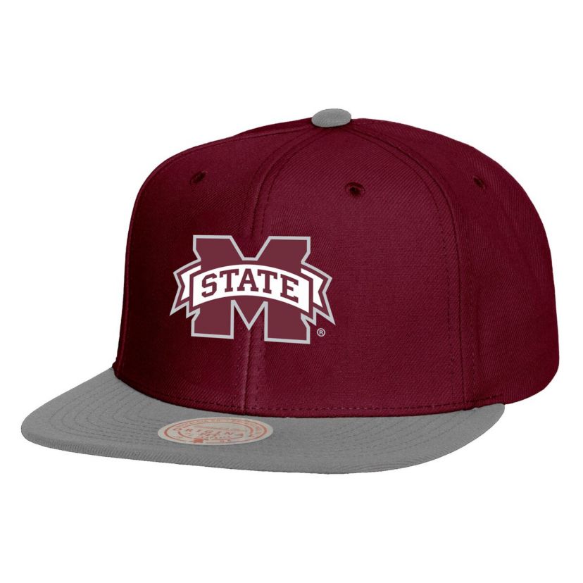 NCAA Maroon/Gray Mississippi State Bulldogs 2-Tone 2.0 Snapback Hat