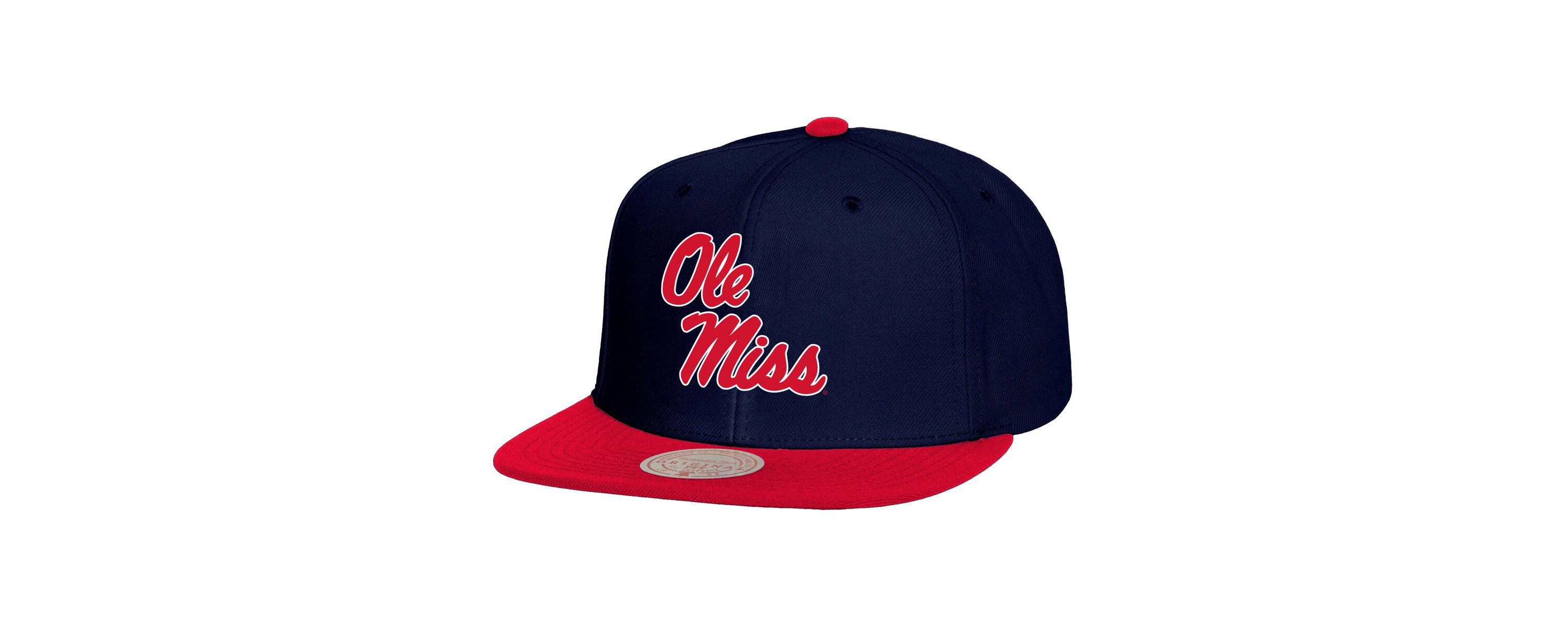 NCAA Navy/Red Ole Miss Rebels 2-Tone 2.0 Snapback Hat