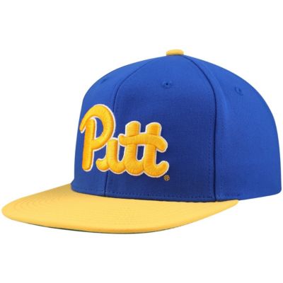Mitchell & Ness Men's NCAA Royal/Gold Pitt Panthers 2-Tone 2.0 Snapback Hat -  3204155201189207