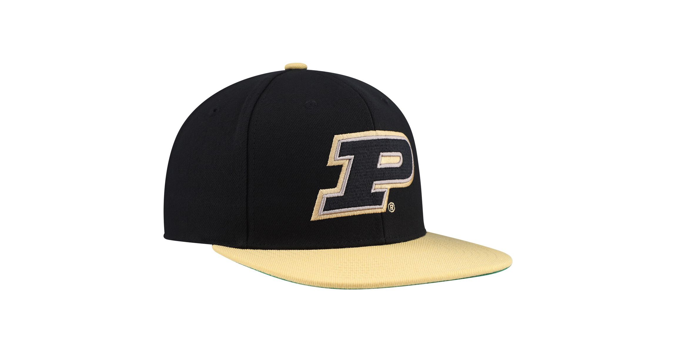 NCAA Black/Gold Purdue Boilermakers 2-Tone 2.0 Snapback Hat