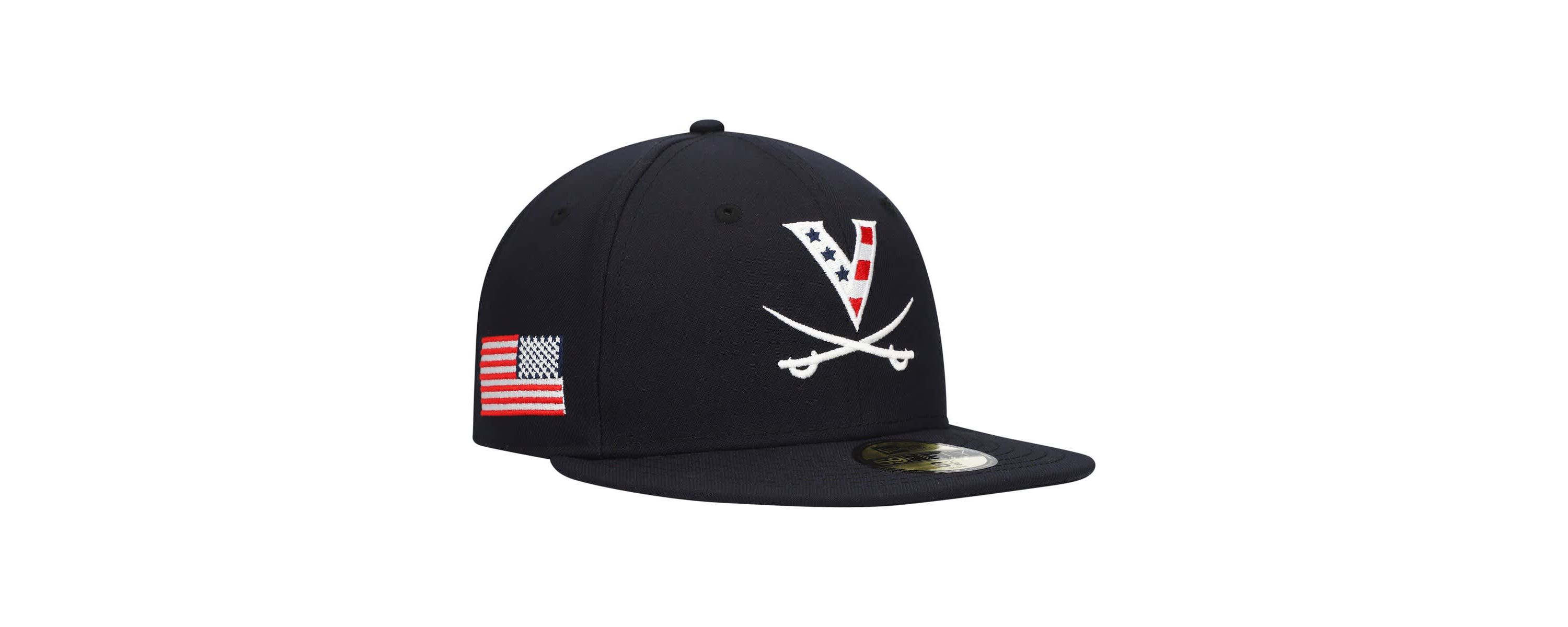 NCAA Virginia Cavaliers Red, & Hoo 59FIFTY Fitted Hat