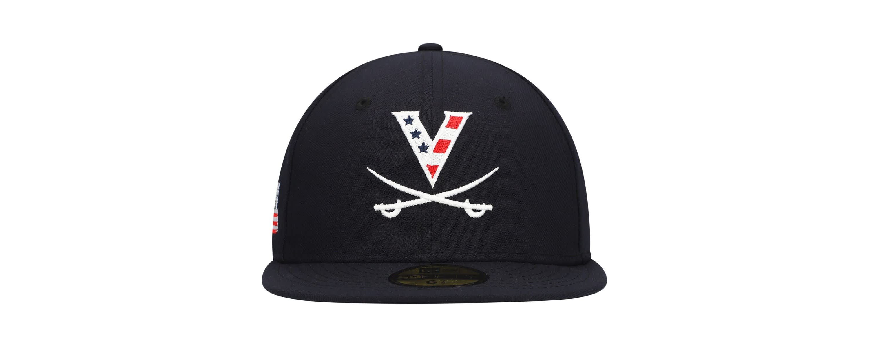 NCAA Virginia Cavaliers Red, & Hoo 59FIFTY Fitted Hat