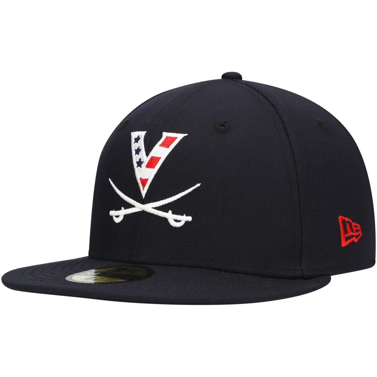 NCAA Virginia Cavaliers Red, & Hoo 59FIFTY Fitted Hat