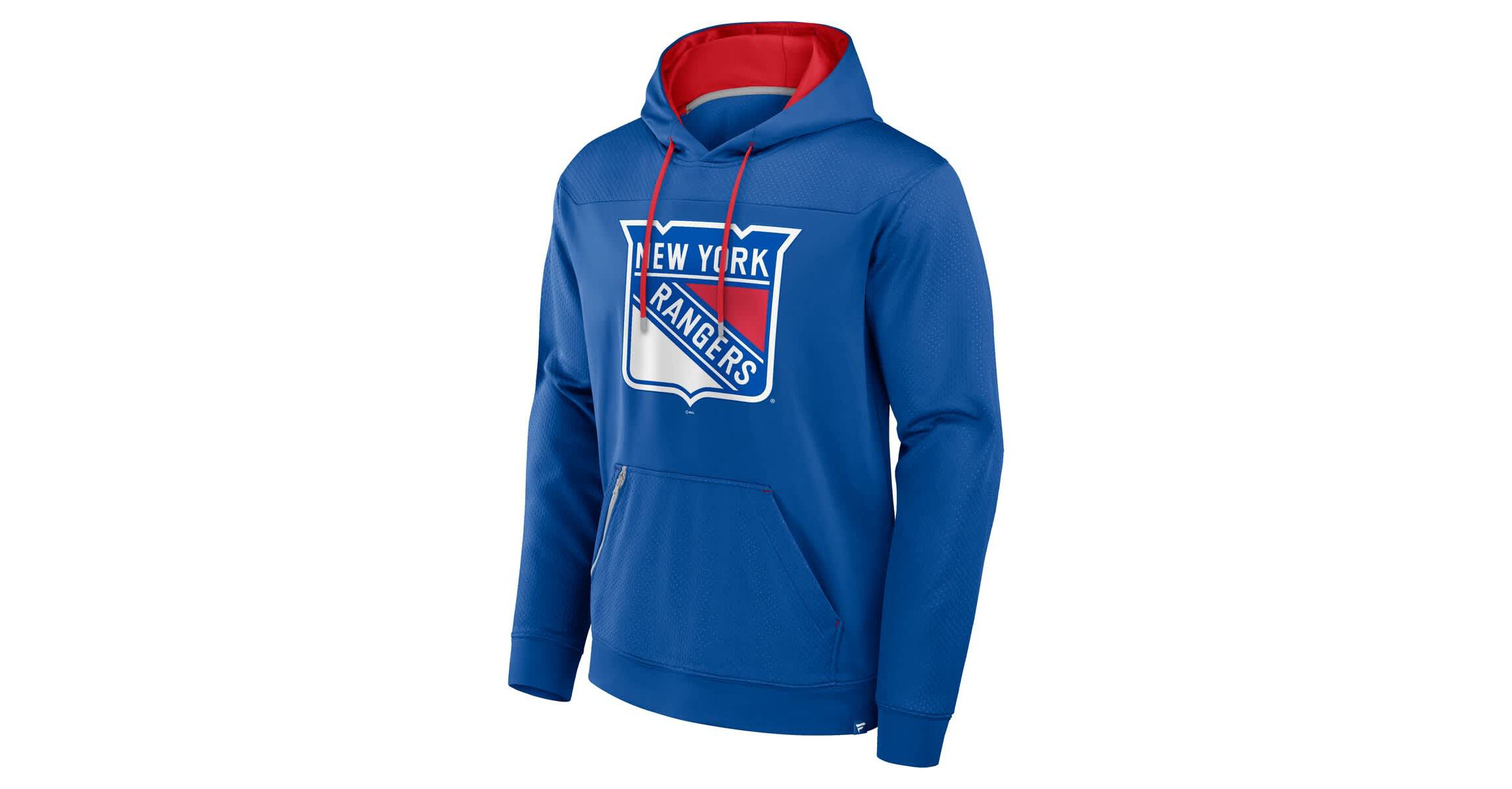 NHL Fanatics New York Rangers Defender Pullover Hoodie