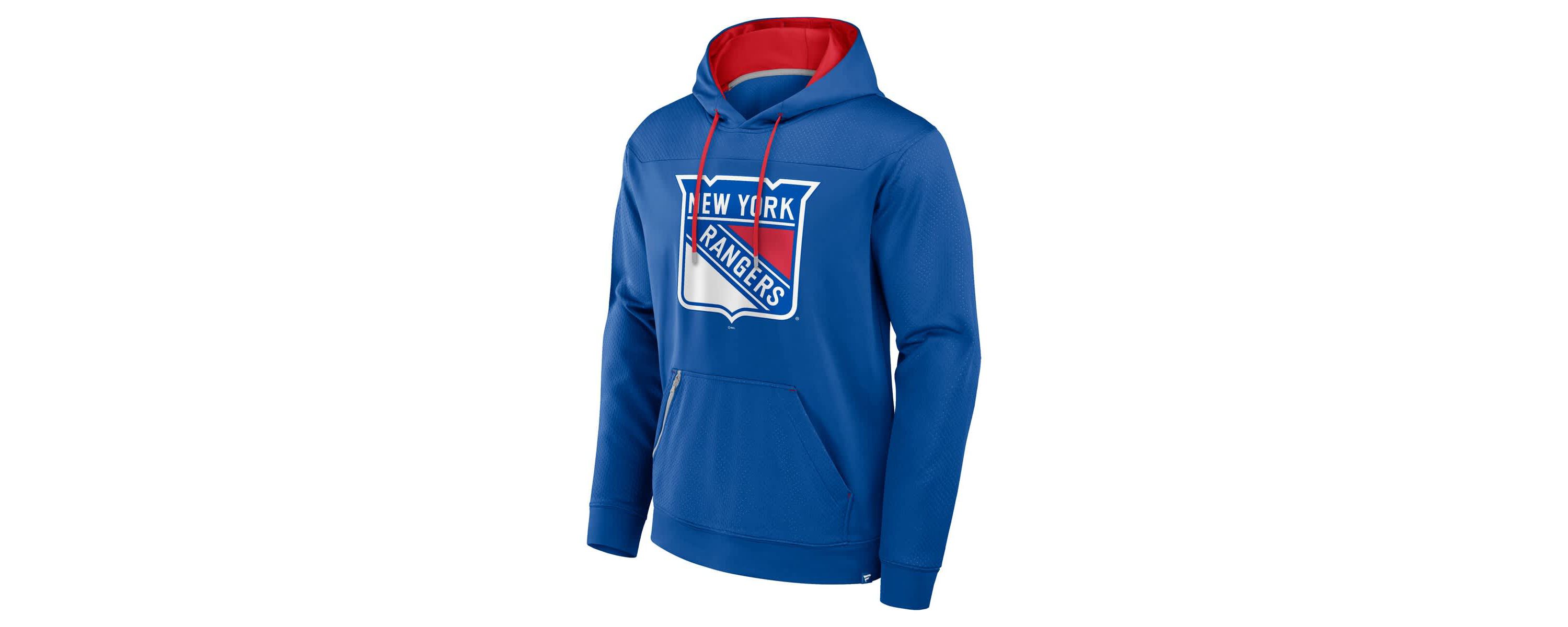 NHL Fanatics New York Rangers Defender Pullover Hoodie