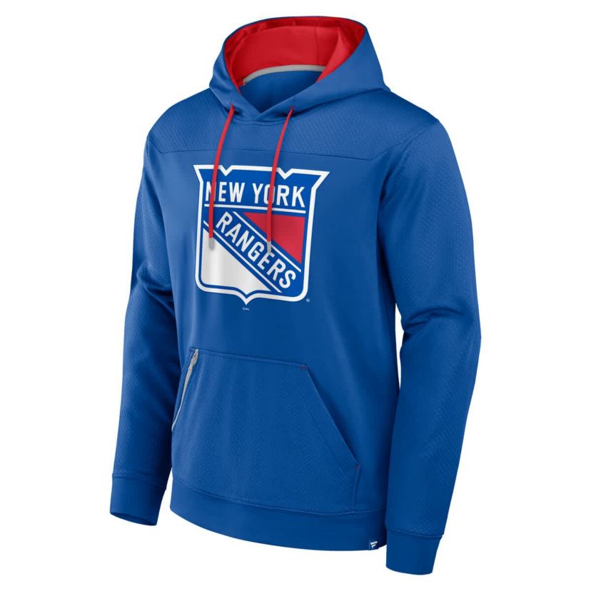 NHL Fanatics New York Rangers Defender Pullover Hoodie