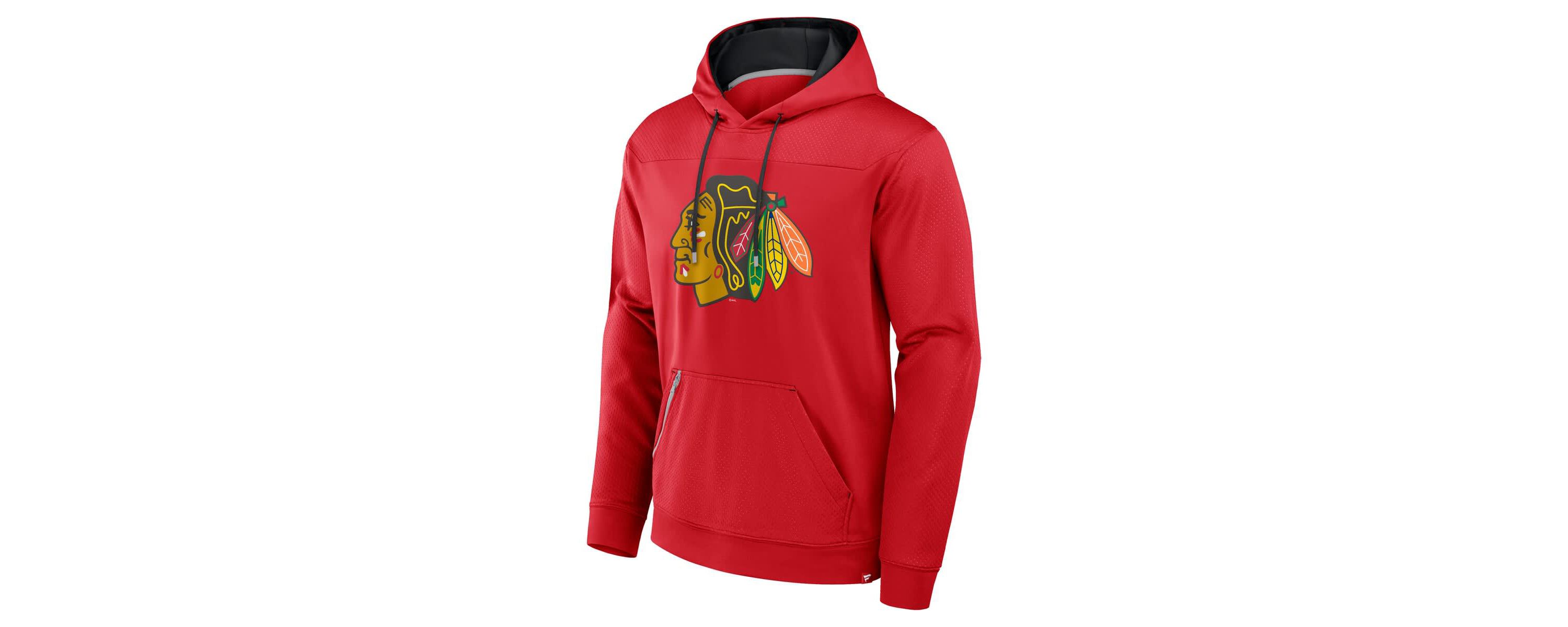 NHL Fanatics Chicago Blackhawks Defender Pullover Hoodie