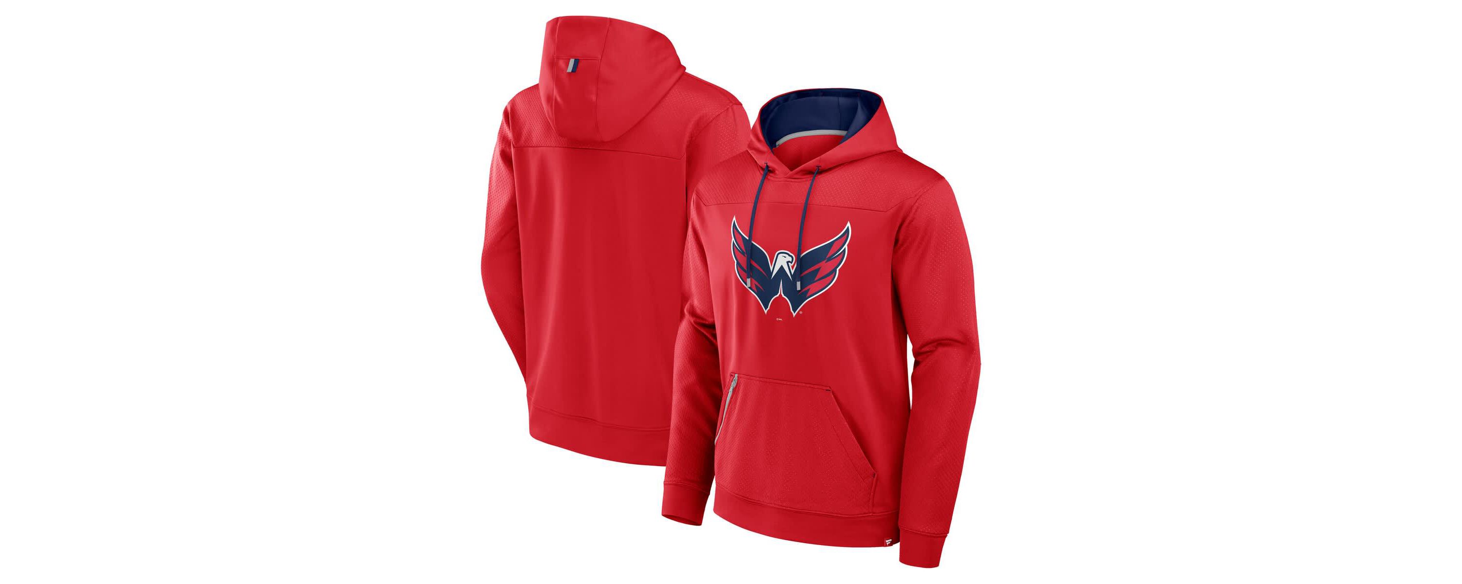 NHL Fanatics Washington Capitals Defender Pullover Hoodie