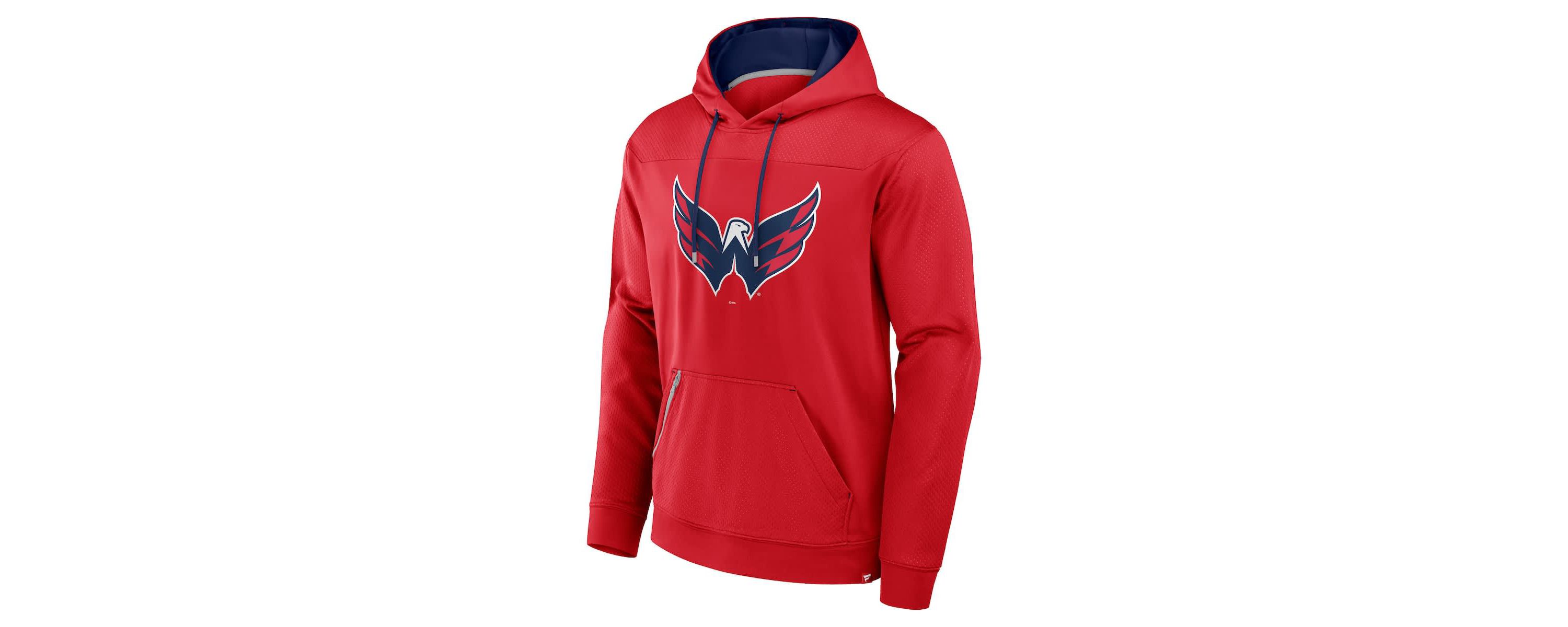 NHL Fanatics Washington Capitals Defender Pullover Hoodie