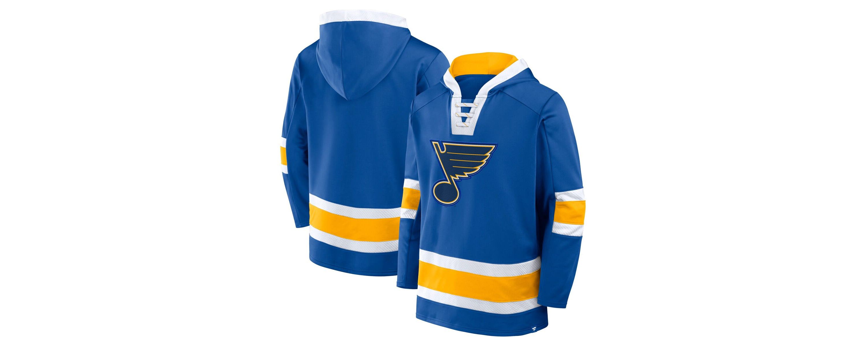NHL Fanatics St. Louis Blues Inside Line Fleece Pullover Hoodie