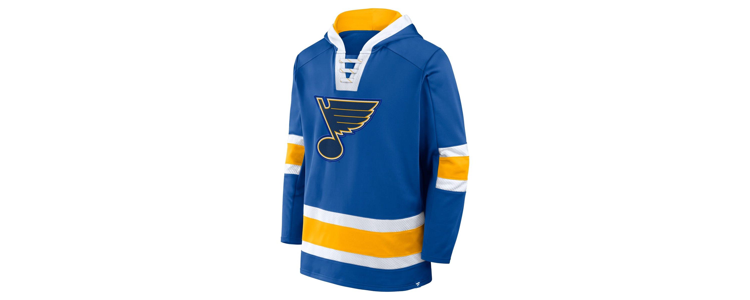 NHL Fanatics St. Louis Blues Inside Line Fleece Pullover Hoodie