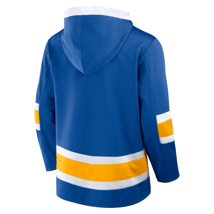 NHL Fanatics St. Louis Blues Inside Line Fleece Pullover Hoodie