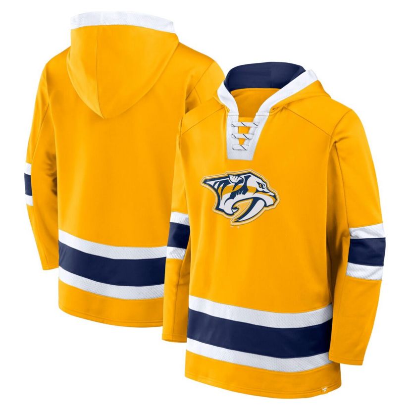 NHL Fanatics Nashville Predators Inside Line Fleece Pullover Hoodie