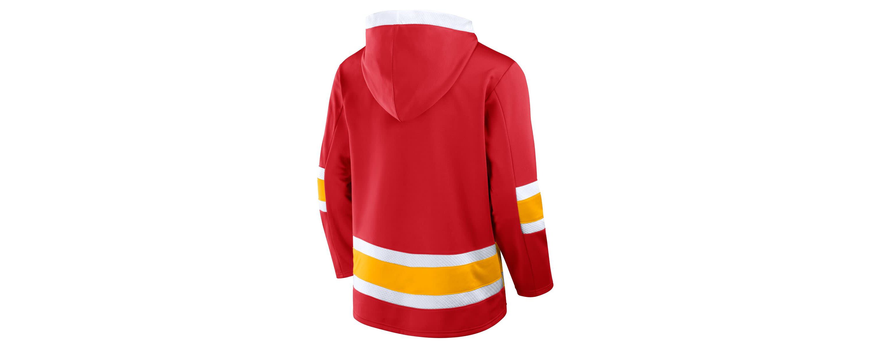 NHL Fanatics Calgary Flames Inside Line Fleece Pullover Hoodie