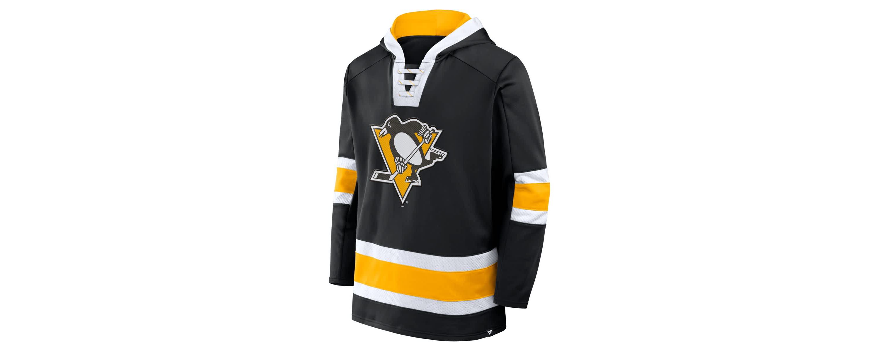 NHL Fanatics Pittsburgh Penguins Inside Line Fleece Pullover Hoodie