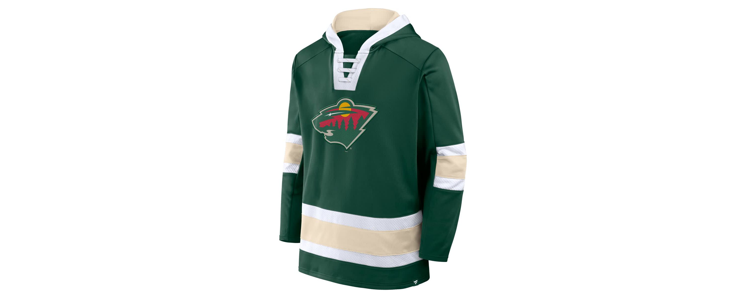 NHL Fanatics Minnesota Wild Inside Line Fleece Pullover Hoodie