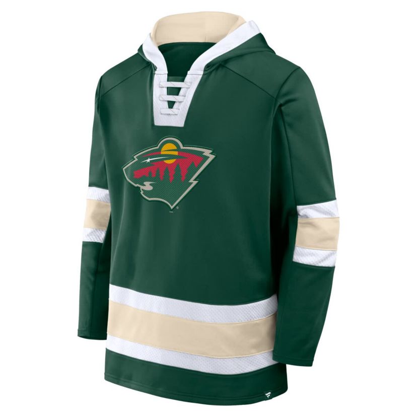 NHL Fanatics Minnesota Wild Inside Line Fleece Pullover Hoodie