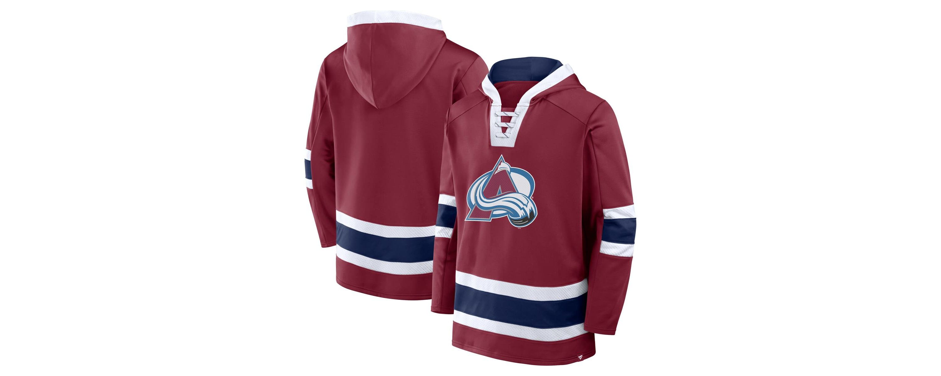 NHL Fanatics Colorado Avalanche Inside Line Fleece Pullover Hoodie