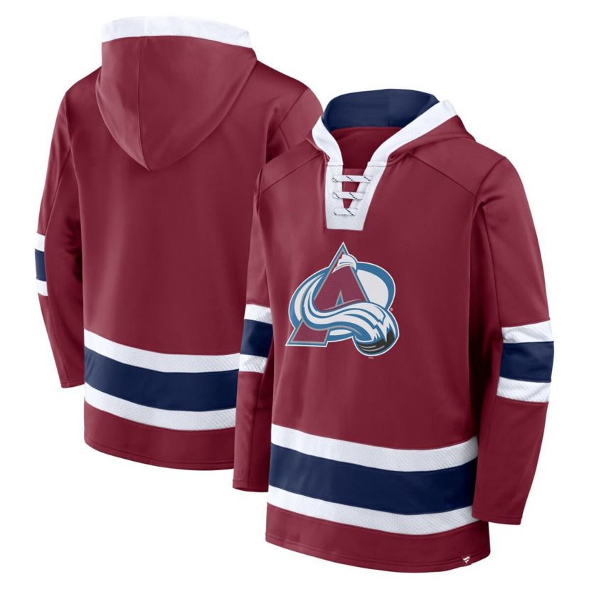 NHL Fanatics Colorado Avalanche Inside Line Fleece Pullover Hoodie
