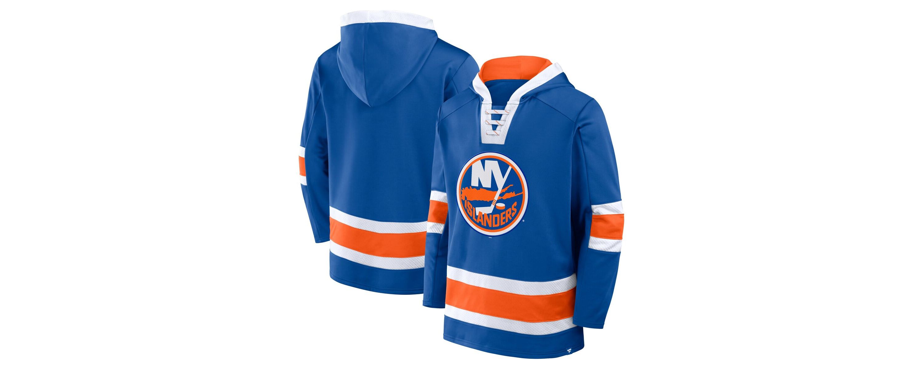 NHL Fanatics New York Islanders Inside Line Fleece Pullover Hoodie