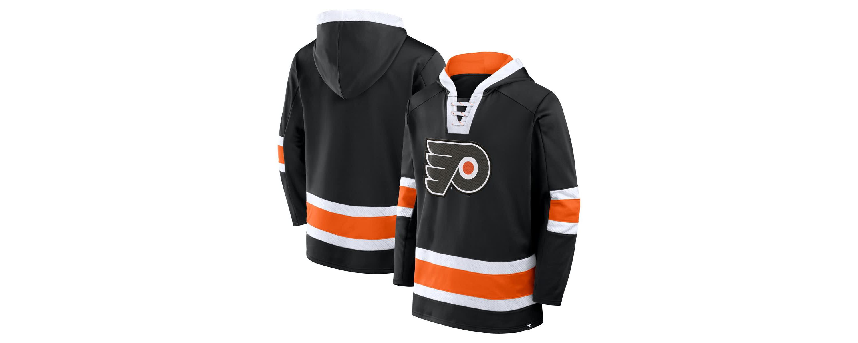 NHL Fanatics Philadelphia Flyers Inside Line Fleece Pullover Hoodie