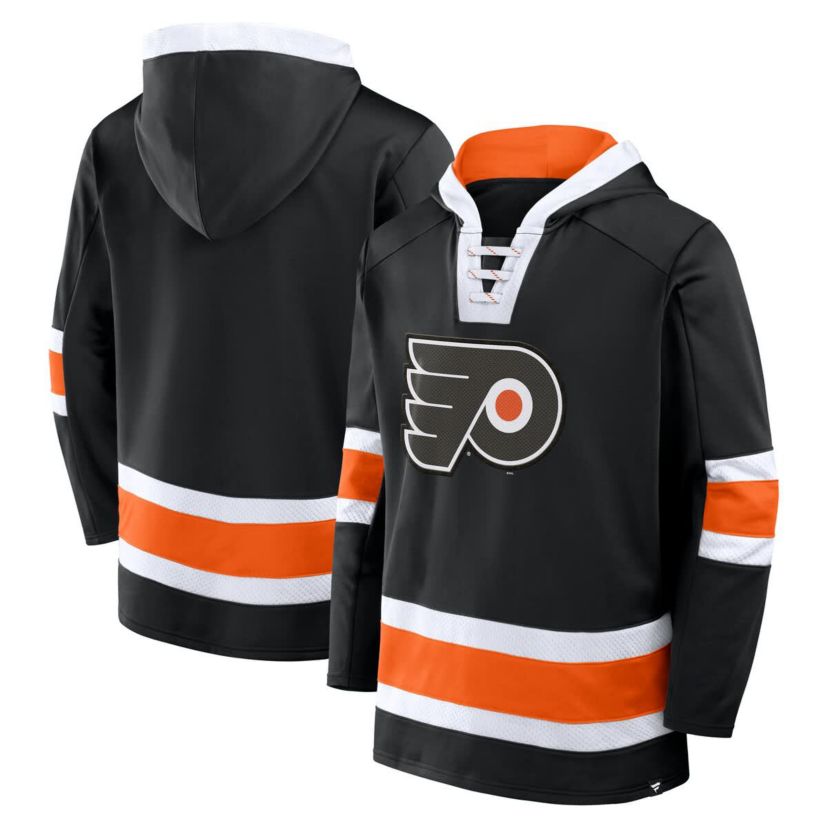 NHL Fanatics Philadelphia Flyers Inside Line Fleece Pullover Hoodie