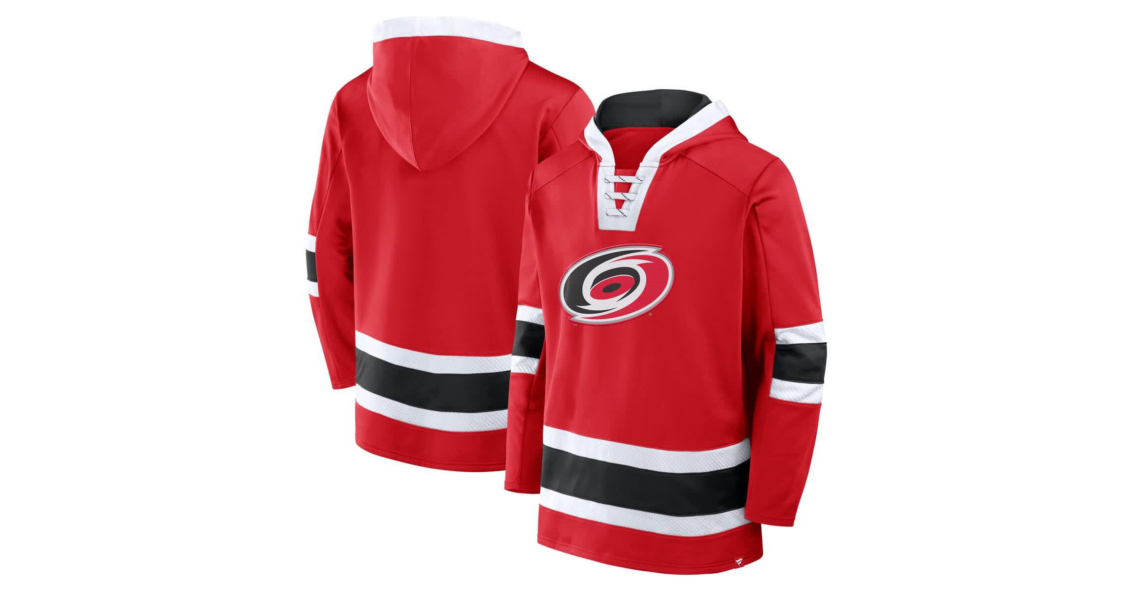 NHL Fanatics Carolina Hurricanes Inside Line Fleece Pullover Hoodie