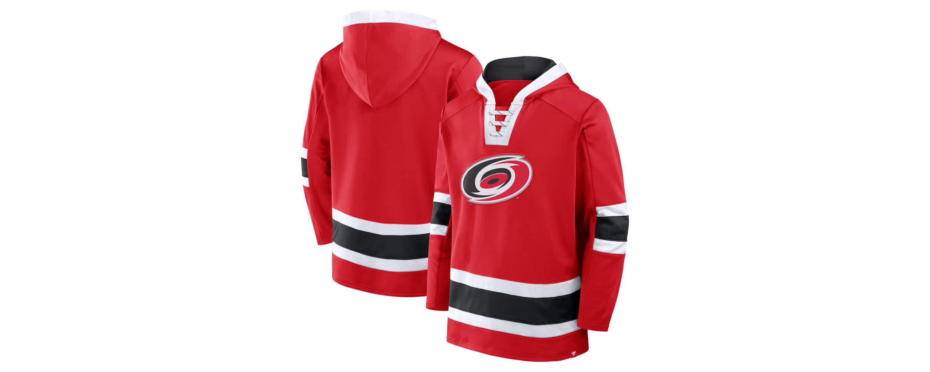 NHL Fanatics Carolina Hurricanes Inside Line Fleece Pullover Hoodie
