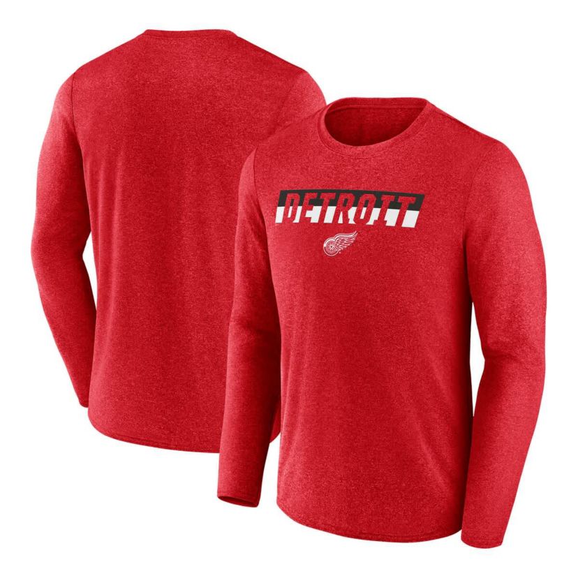 NHL Fanatics Detroit Wings Transition Long Sleeve T-Shirt