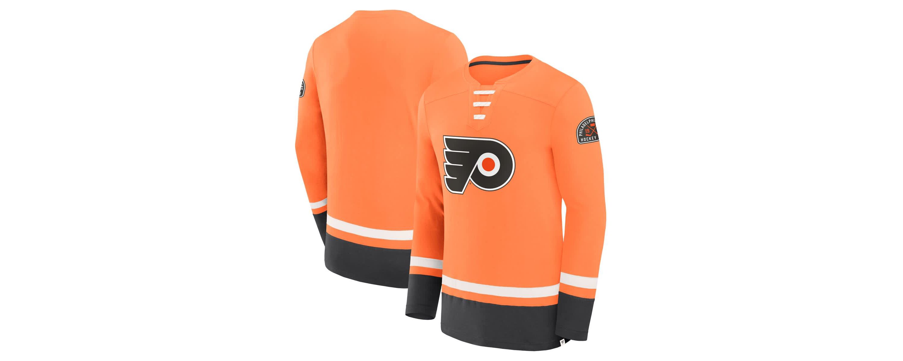 NHL Fanatics Philadelphia Flyers Vintage High Point Long Sleeve T-Shirt