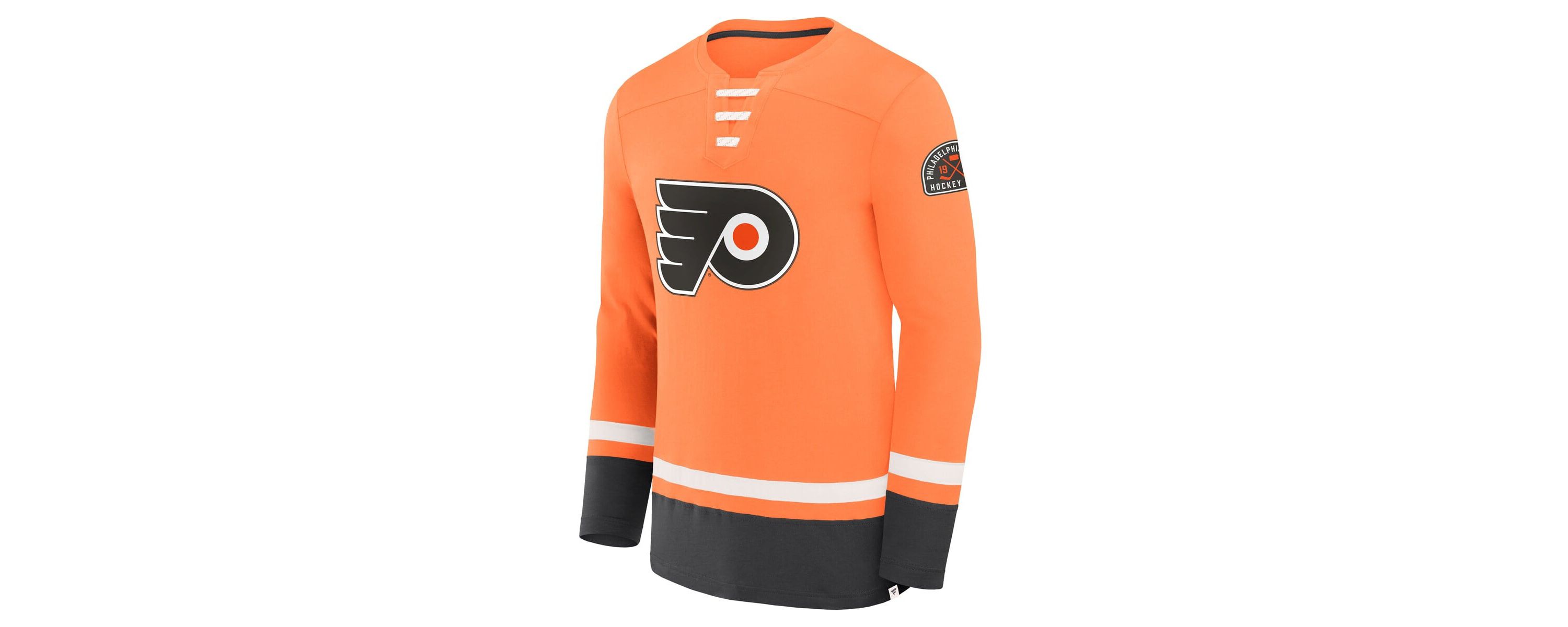 NHL Fanatics Philadelphia Flyers Vintage High Point Long Sleeve T-Shirt