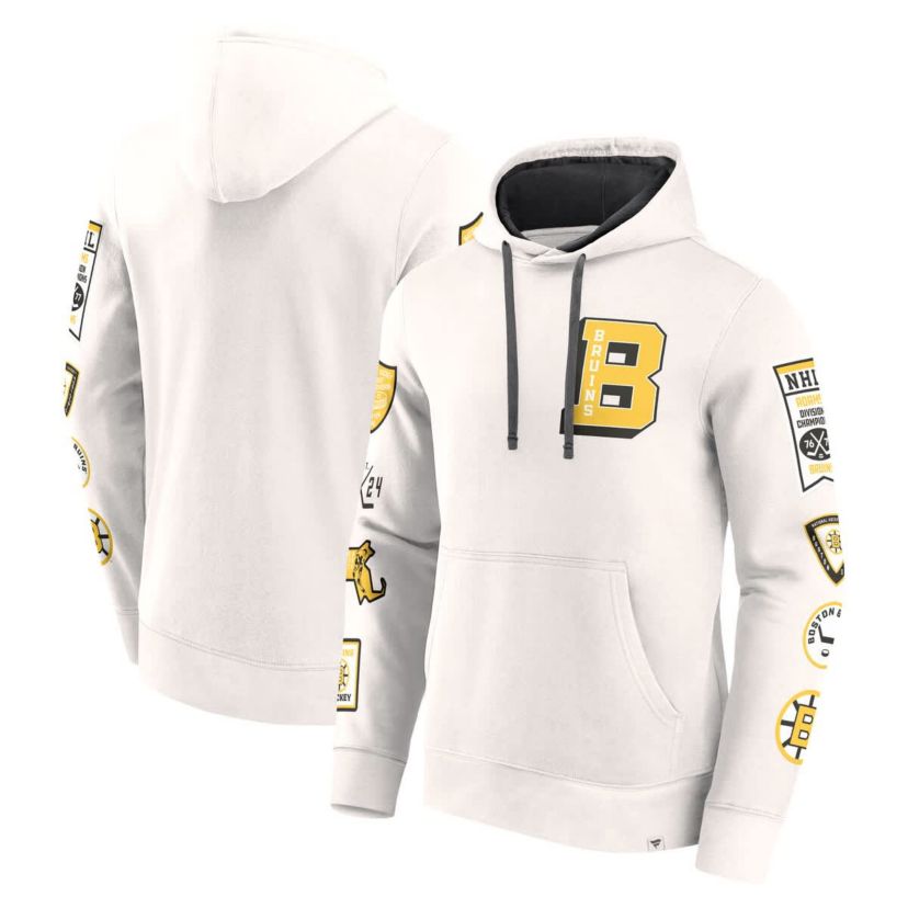 NHL Fanatics Vintage Letterman Pullover Hoodie