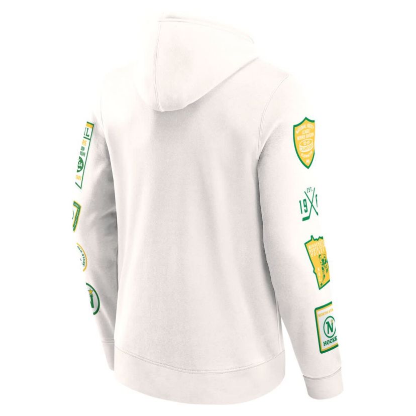 Vintage Hockey Fanatics Minnesota North Stars Vintage Letterman Pullover Hoodie