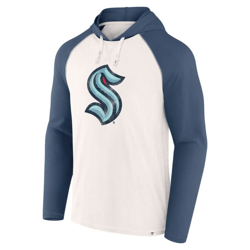 NHL Fanatics Seattle Kraken Vintage Winger Pullover Hoodie